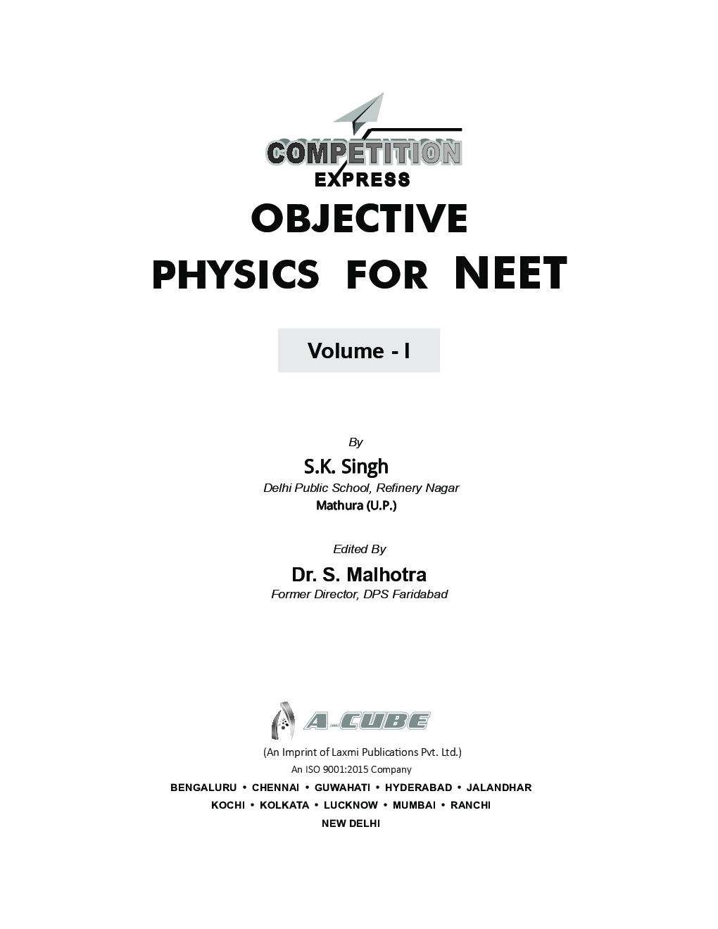 Objective Physics For NEET Volume - I - Page 5