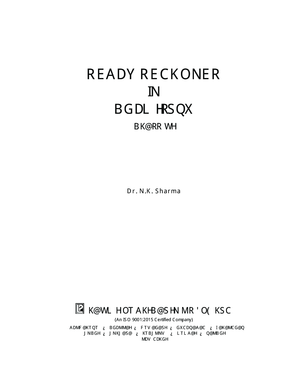 Ready Reckoner In Chemistry For Class - XI - Page 5