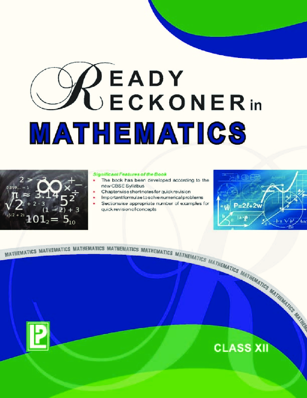 Ready Reckoner In Mathematics For Class - XII - Page 1