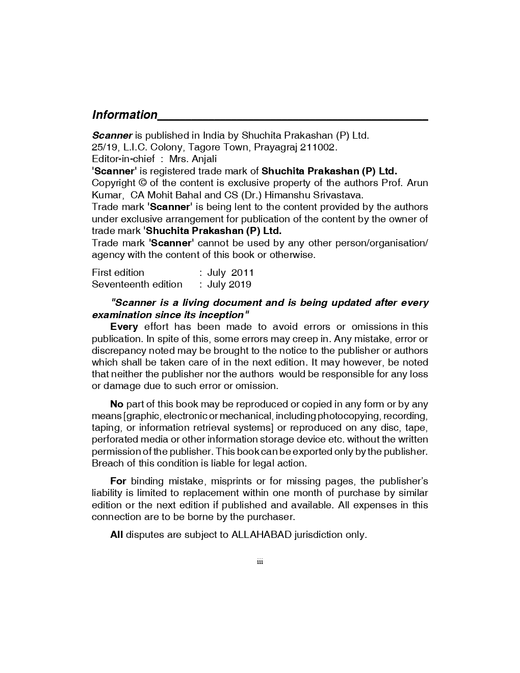 Shuchita Prakashan Scanner CMA Final (2016 Syllabus) Group - III Paper - 15 Strategic Cost Management-Decision Making For Dec 2019 Exam - Page 4