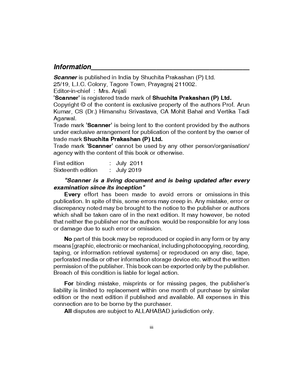 Shuchita Prakashan Scanner CMA Final (2016 Syllabus) Group - IV Paper - 20 Strategic Performance Management And Business Valuation For Dec 2019 Exam - Page 4