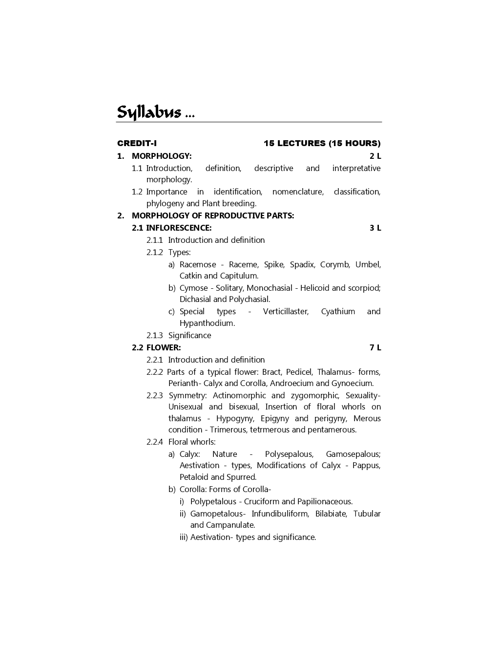 Plant Morphology And Anatomy - Page 5