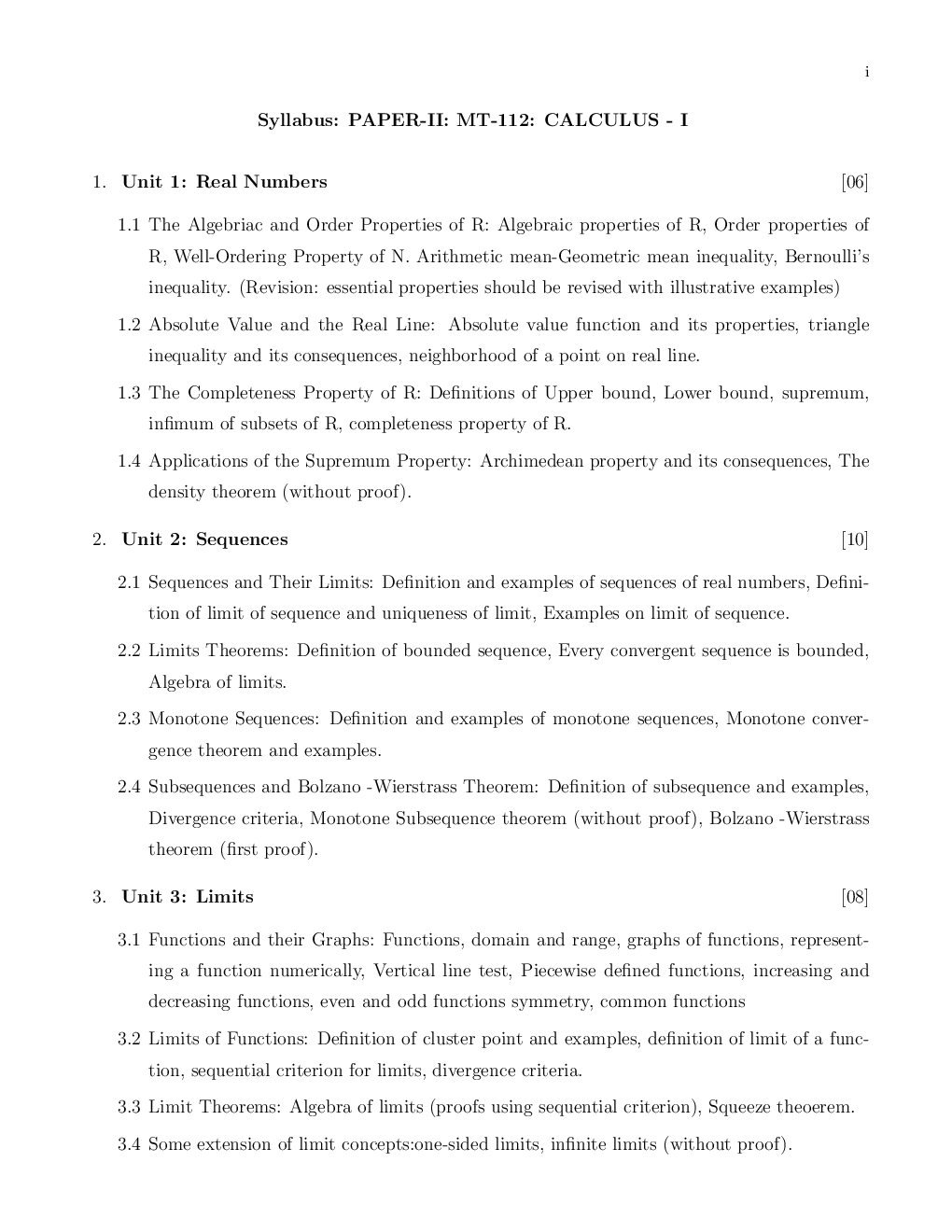 Calculus - I - Page 5