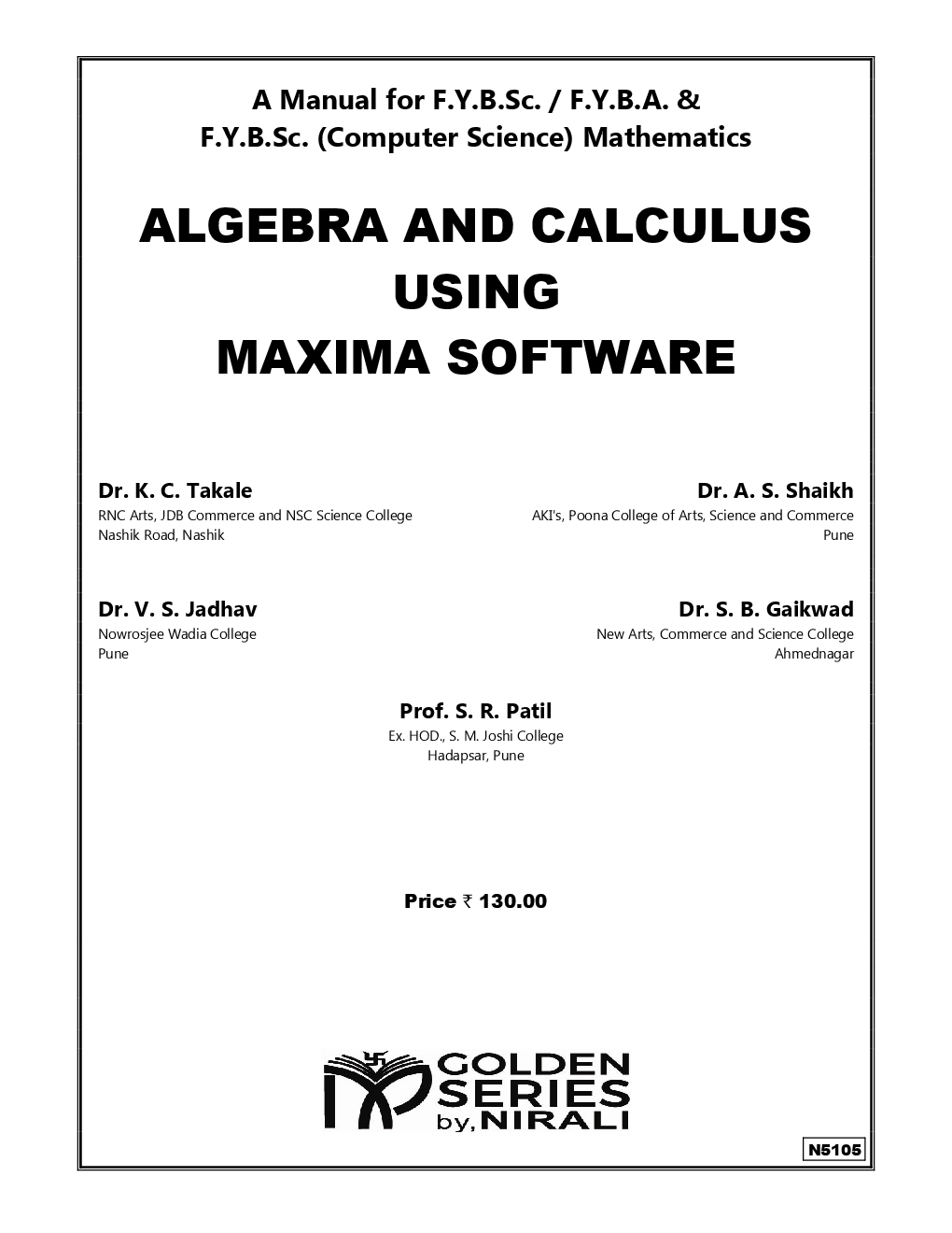 Algebra And Calculus Using Maxima Software - Page 2