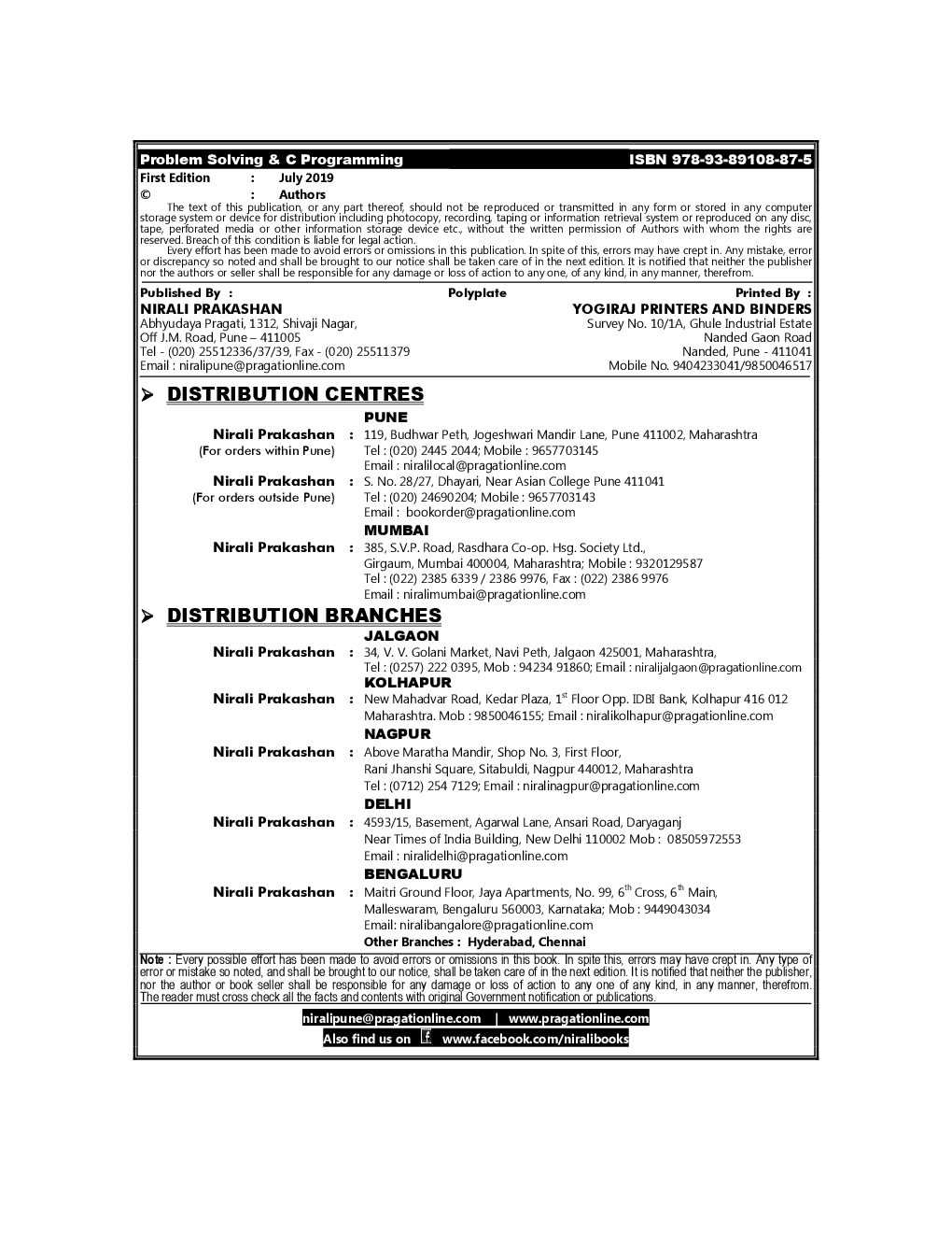 Problem Solving & C Programming - Page 3