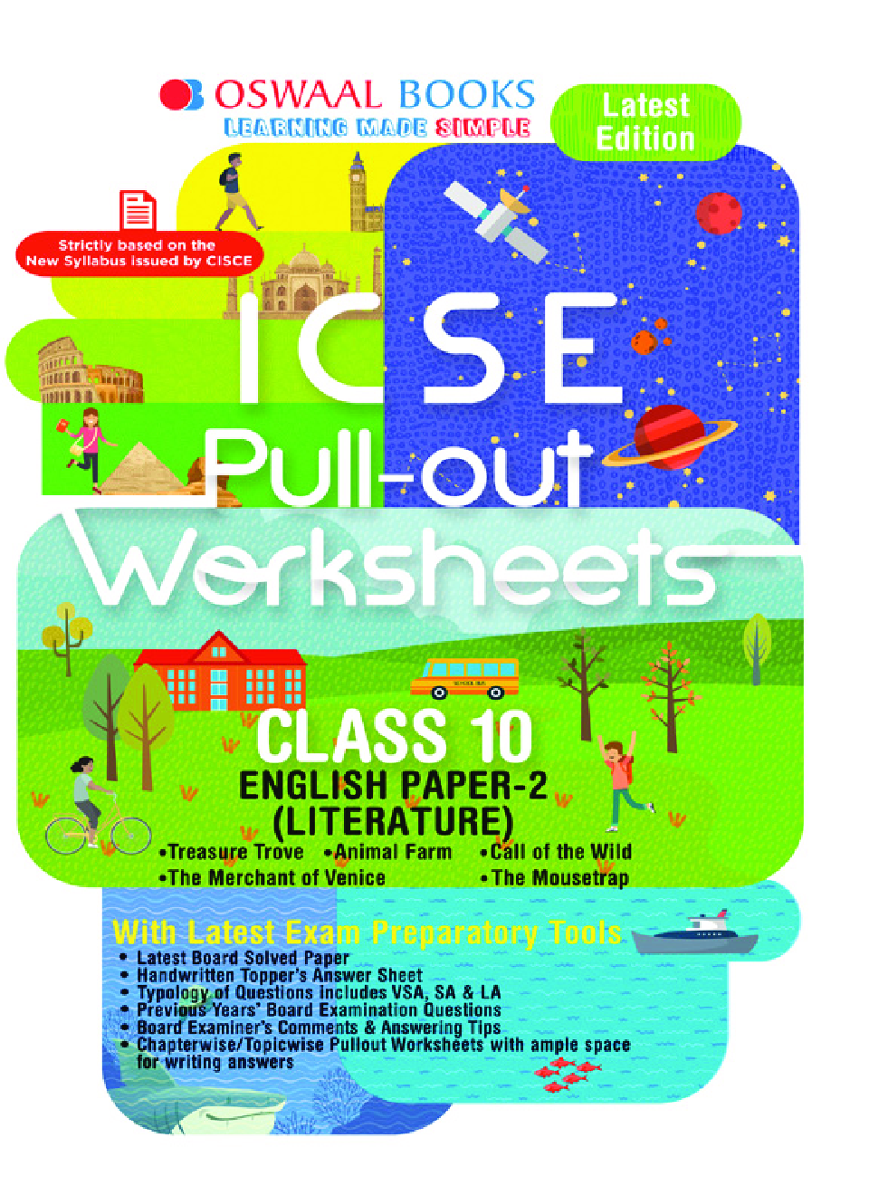 Download Oswaal ICSE Pullout Worksheet Class 10 English Paper 2