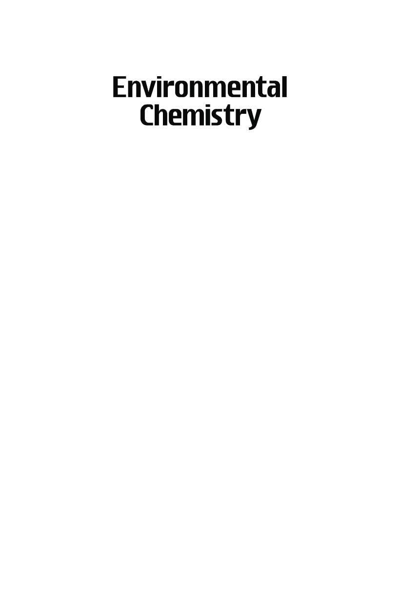 Environmental Chemistry Principles And Recent Advances - Page 2