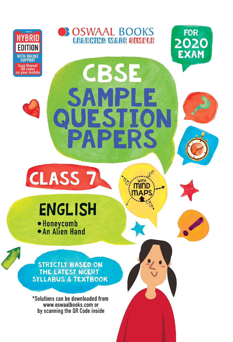 Download Oswaal CBSE Class 7 English Sample Question Papers PDF Online 2020