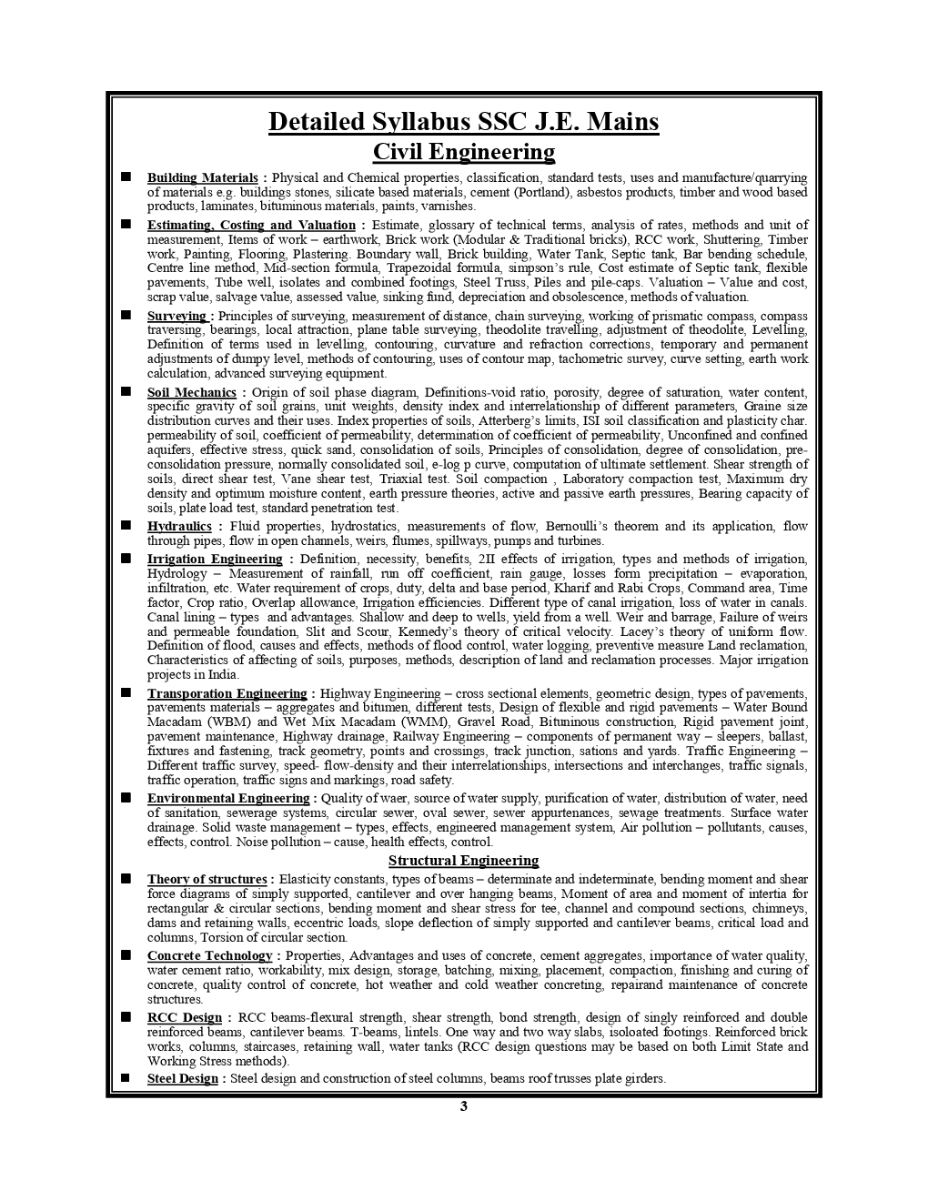 SSC JE (Mains) सिविल इंजीनियरिंग Conventional Solved Papers - Page 4