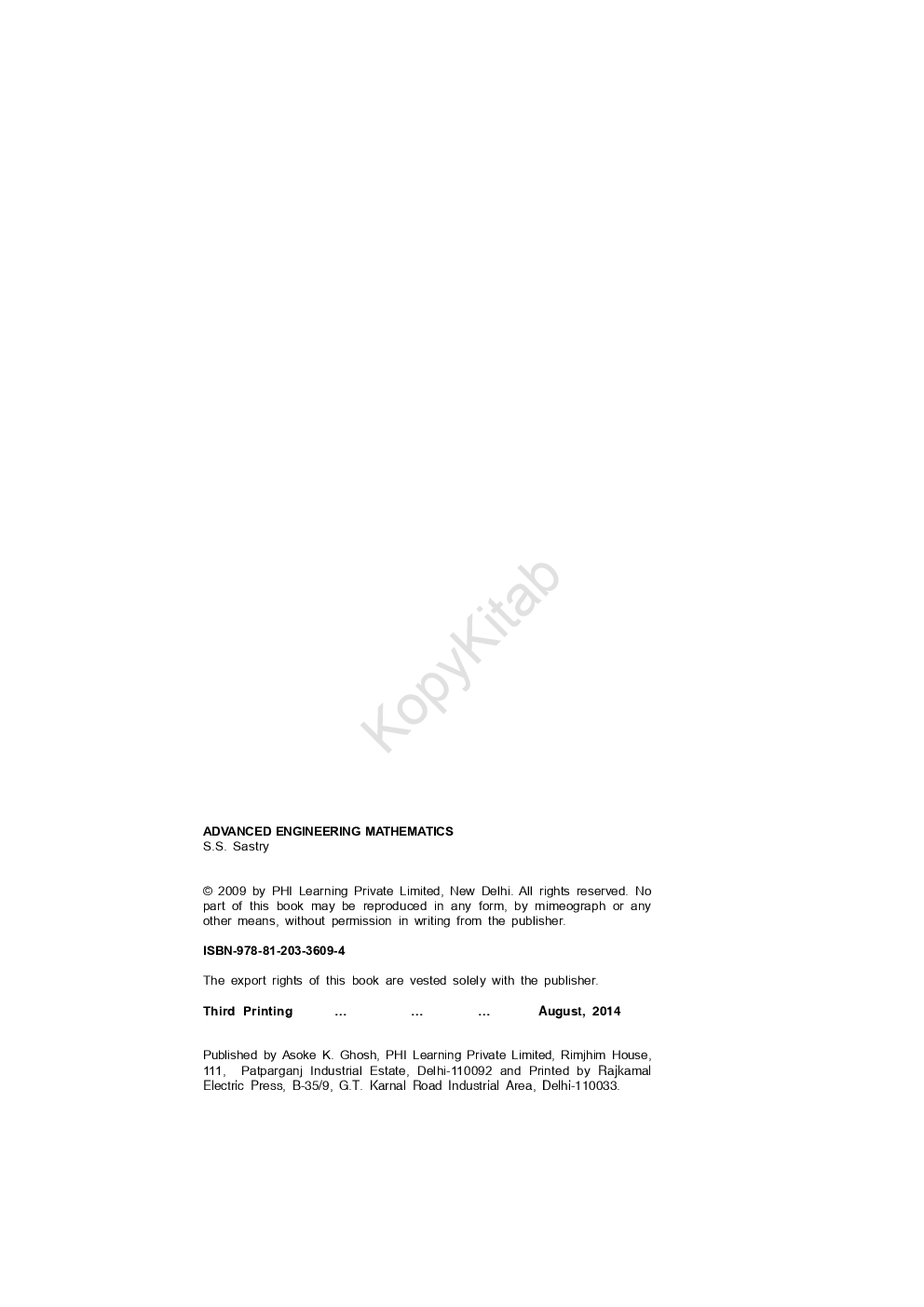 Advanced Engineering Mathematics - Page 3