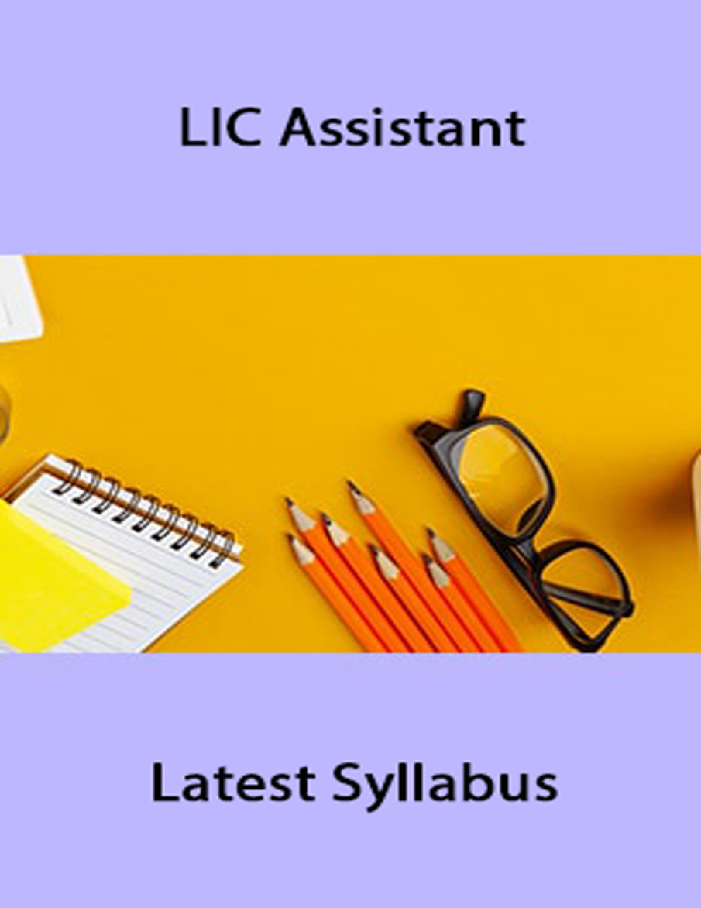 LIC Assistant Latest Syllabus - Page 1