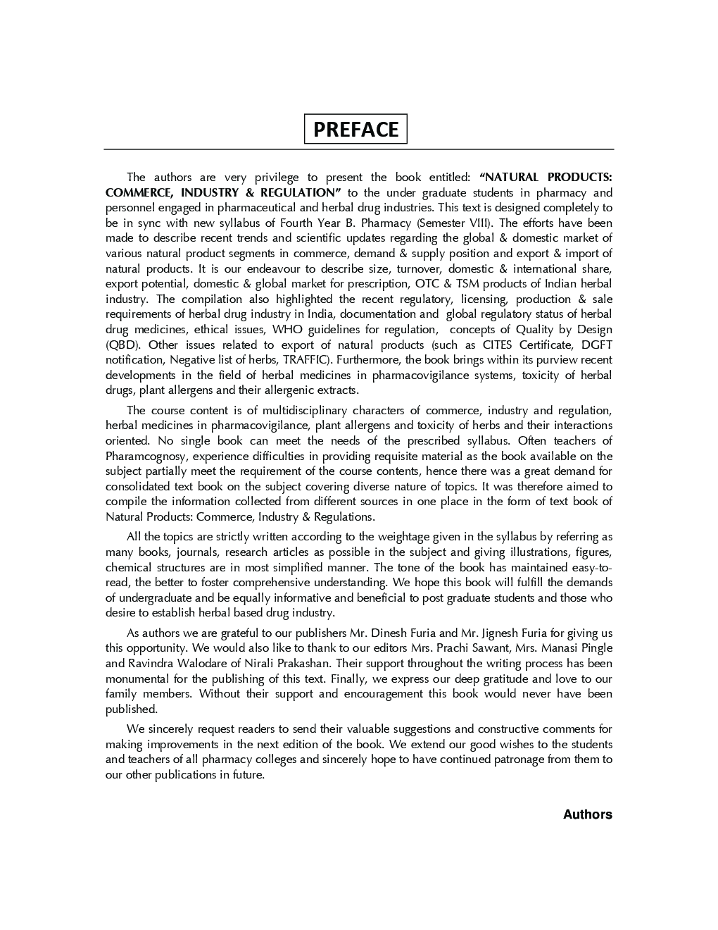 Natural Products: Commerce, Industry And Regulation - Page 4