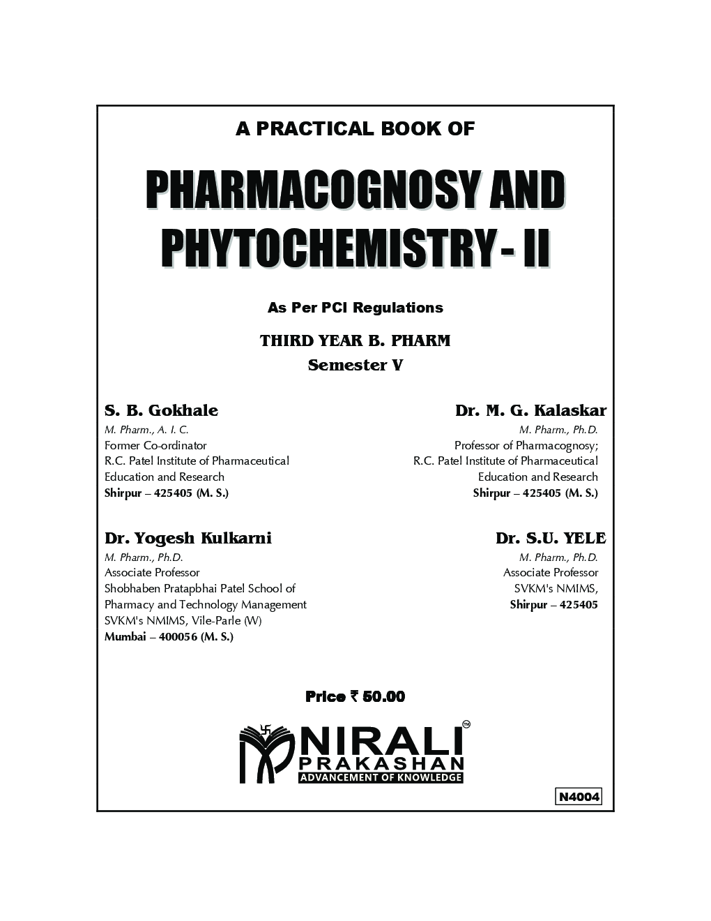 Pharmacognosy And Phytochemistry - II - Page 2