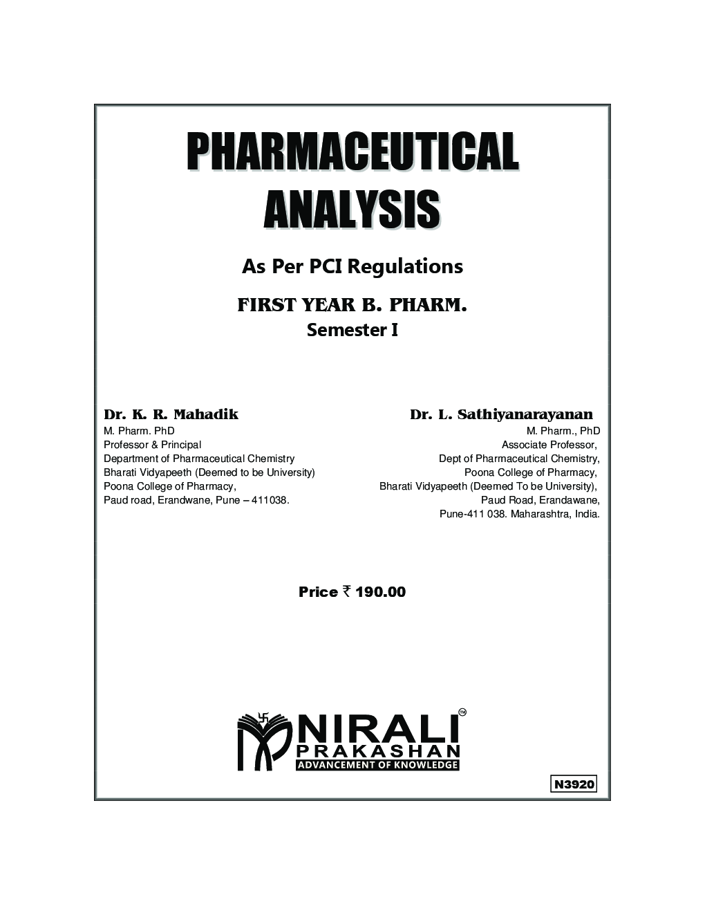 Pharmaceutical Analysis - Page 2