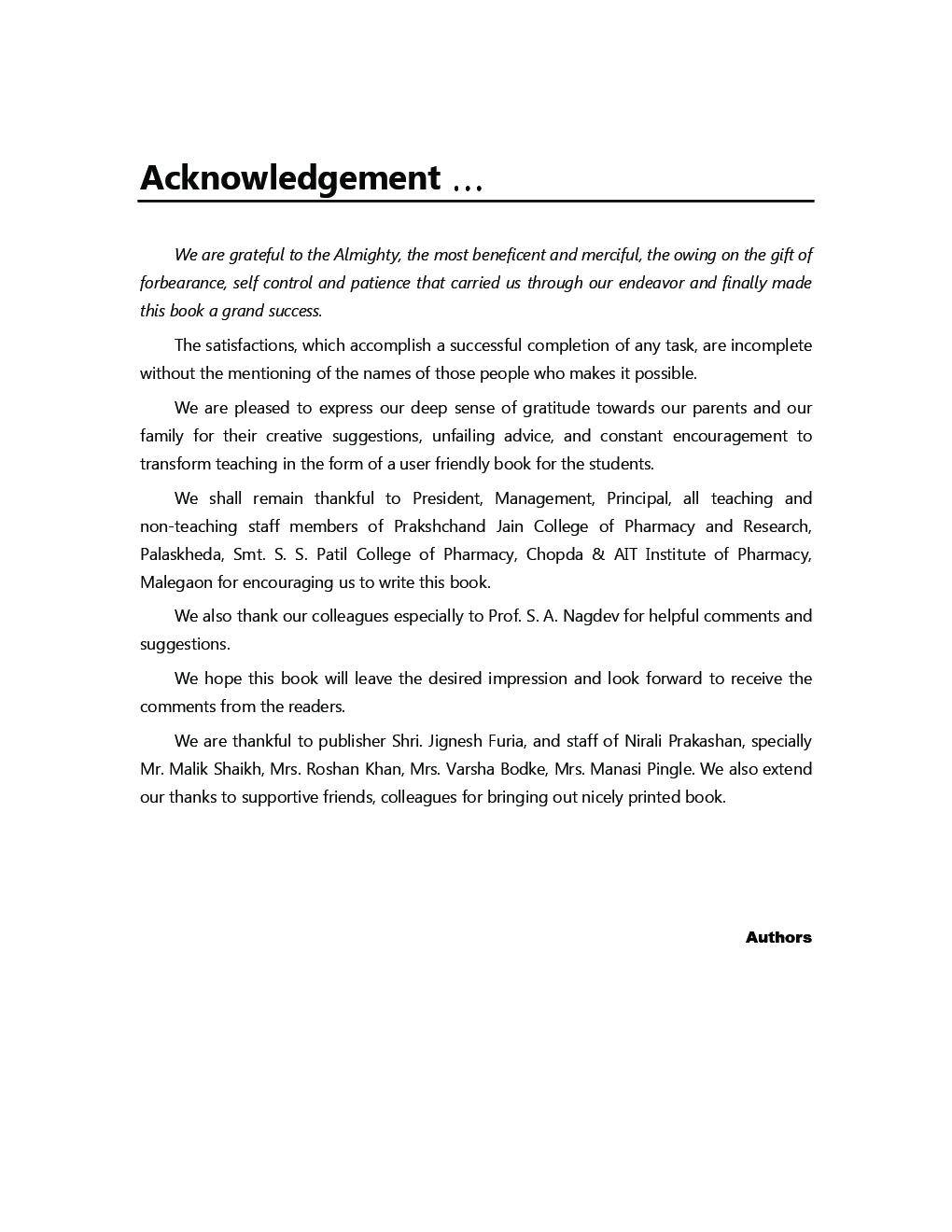 A Practical Book Of Pharmacognosy And Phytochemistry - II - Page 4