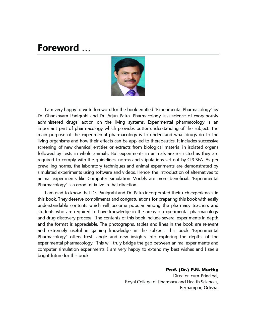Experimental Pharmacology - I (Bridges The Gap Between Animal Models And Computer Simulation Models) - Page 4