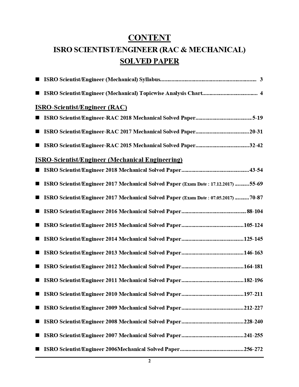 ISRO Scientist / Engineer Mechanical & RAC Engineering Solved Papers - Page 3