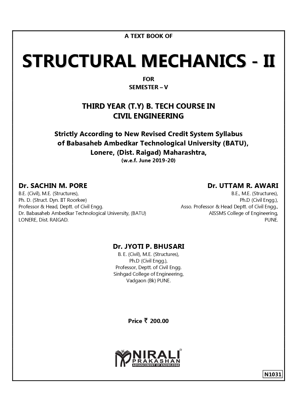 Structural Mechanics - II - Page 2