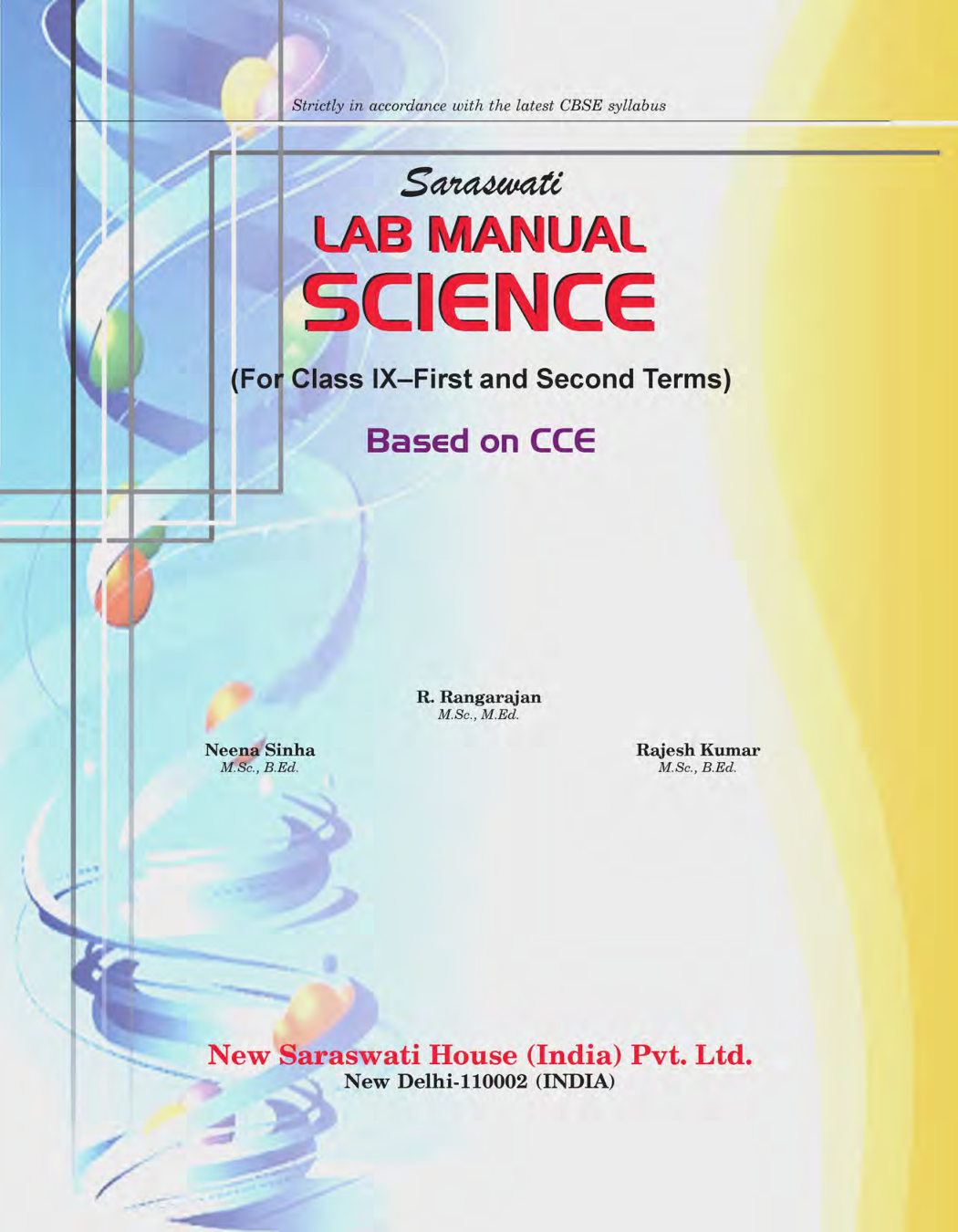Download Class 9 Saraswati Lab Manual Science PDF Online by Neena Sinha