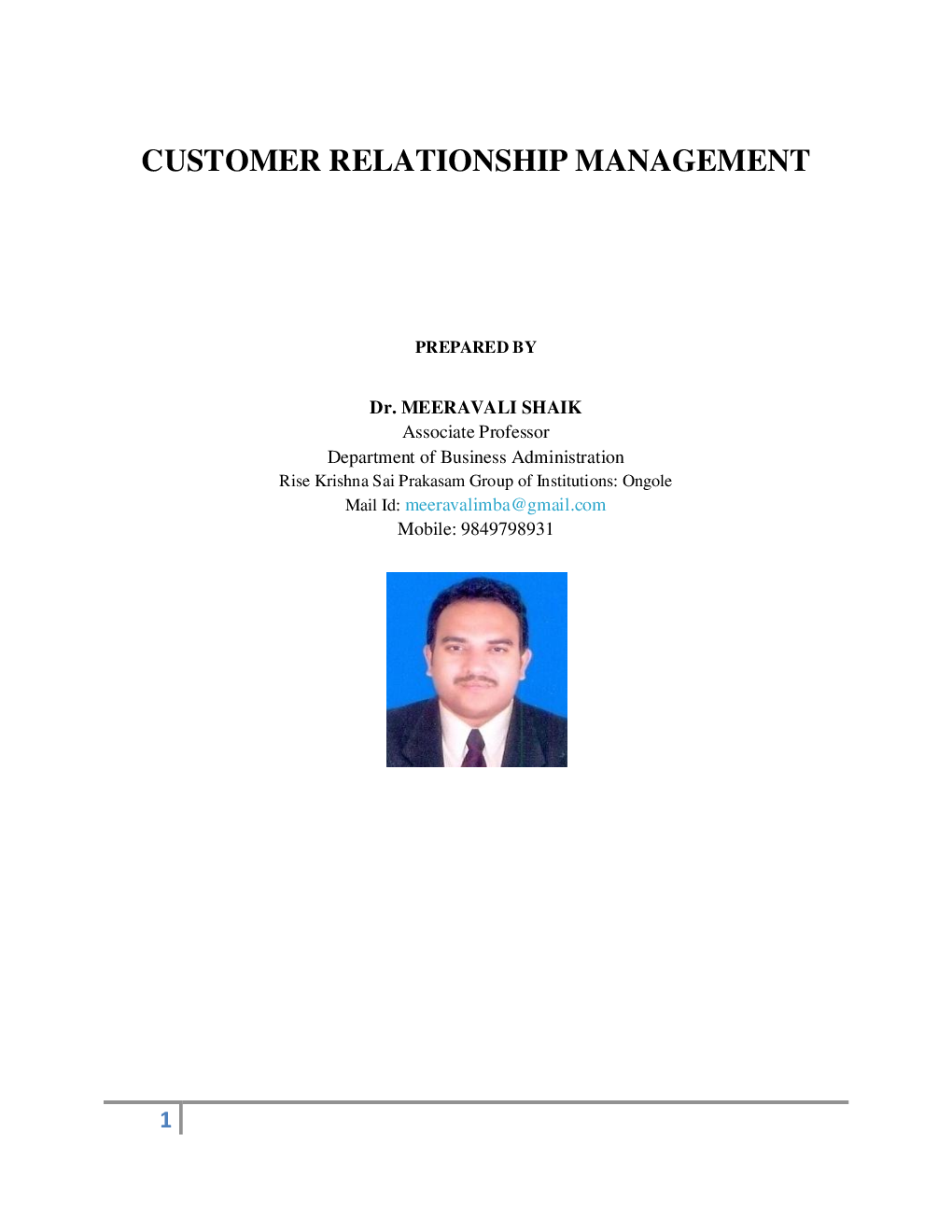 Customer Relationship Management - Page 2