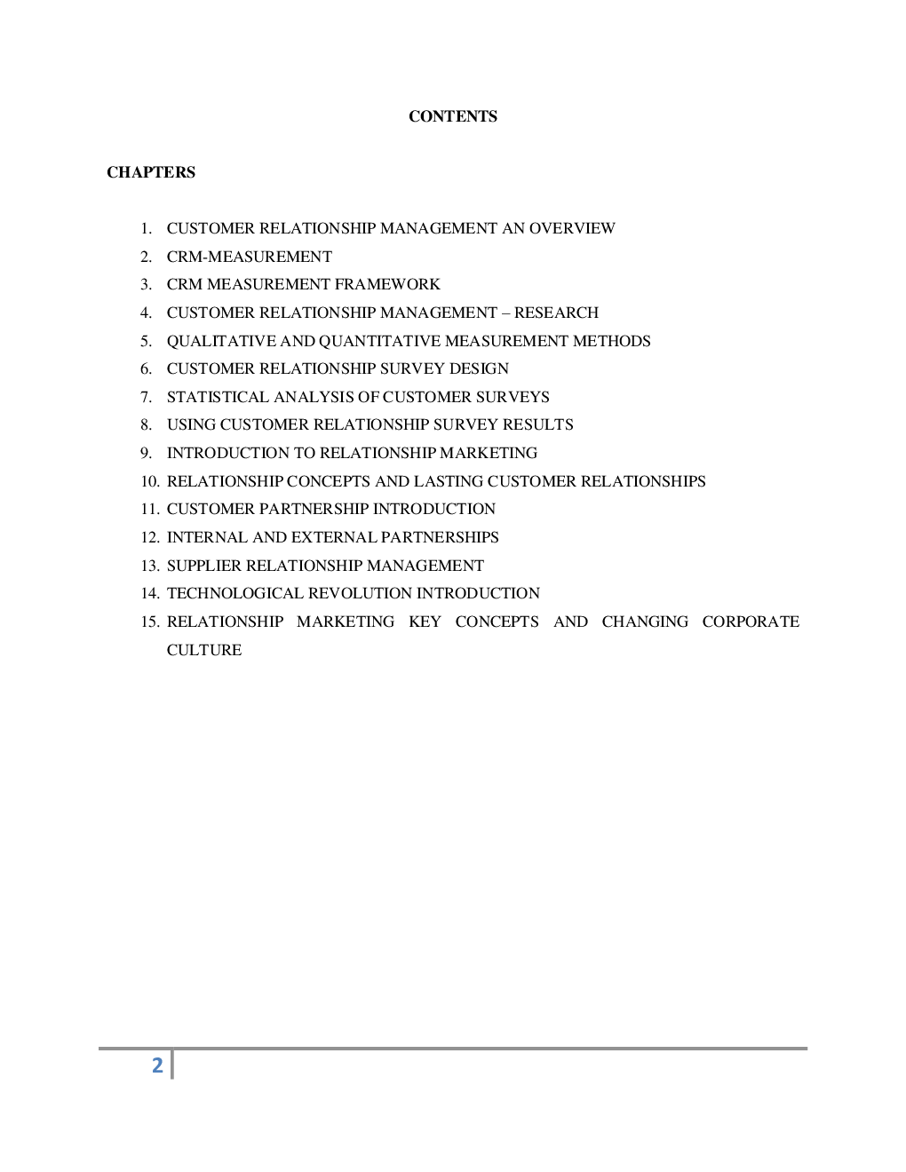 Customer Relationship Management - Page 3