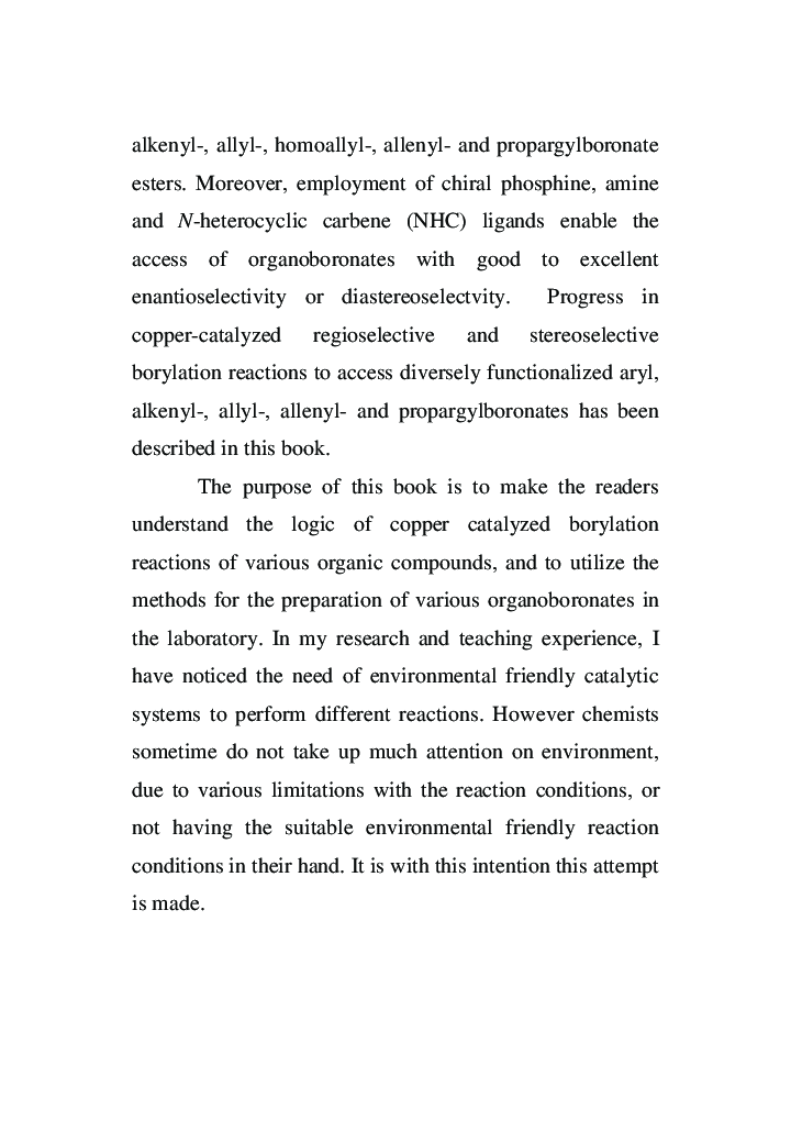 Synthesis Of Aryl-, Alkenyl, Allyl-, Allenyl- And Propargylboronates By Environmentally Benign Copper Catalysts - Page 5