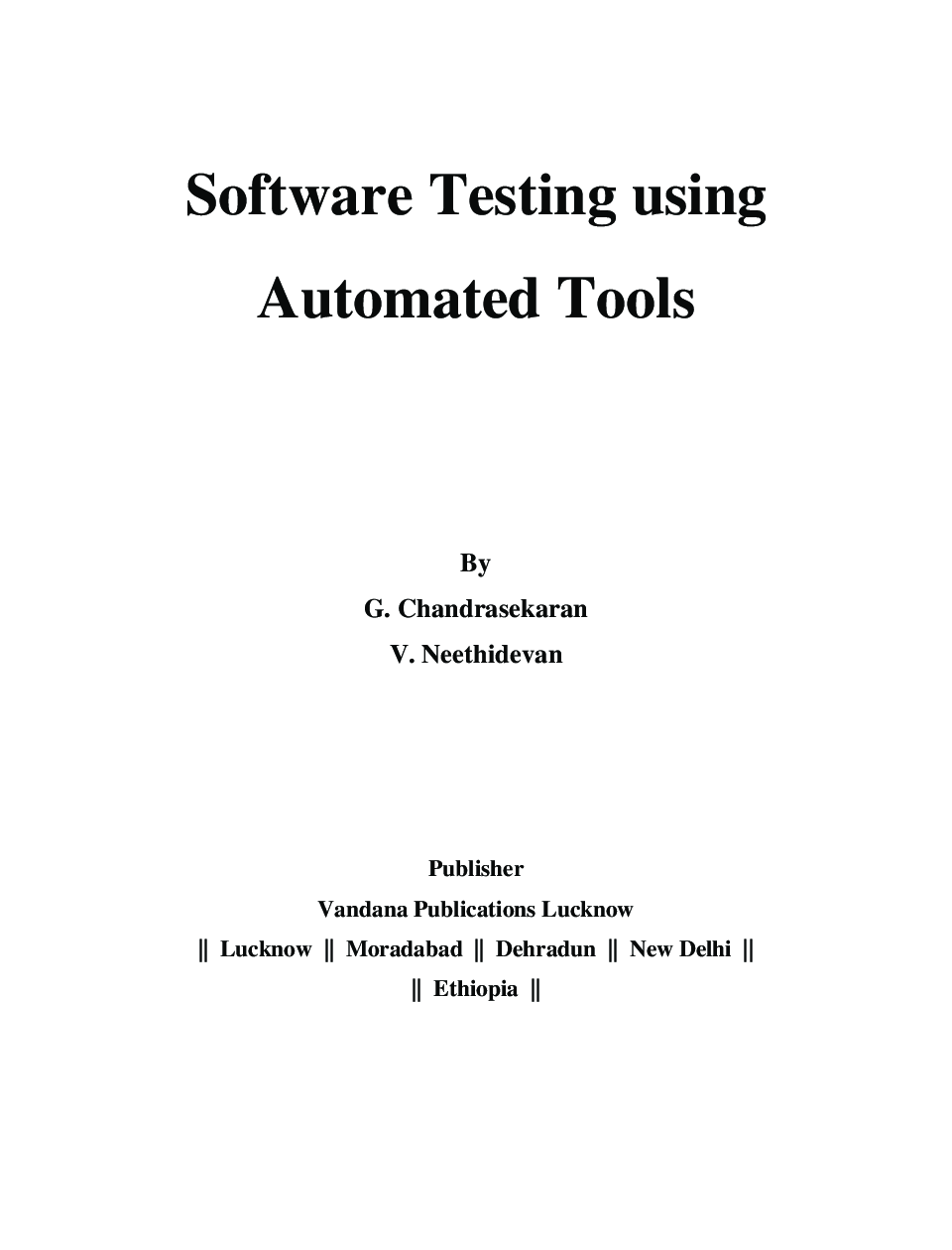 Software Testing Using Automated Tools - Page 2