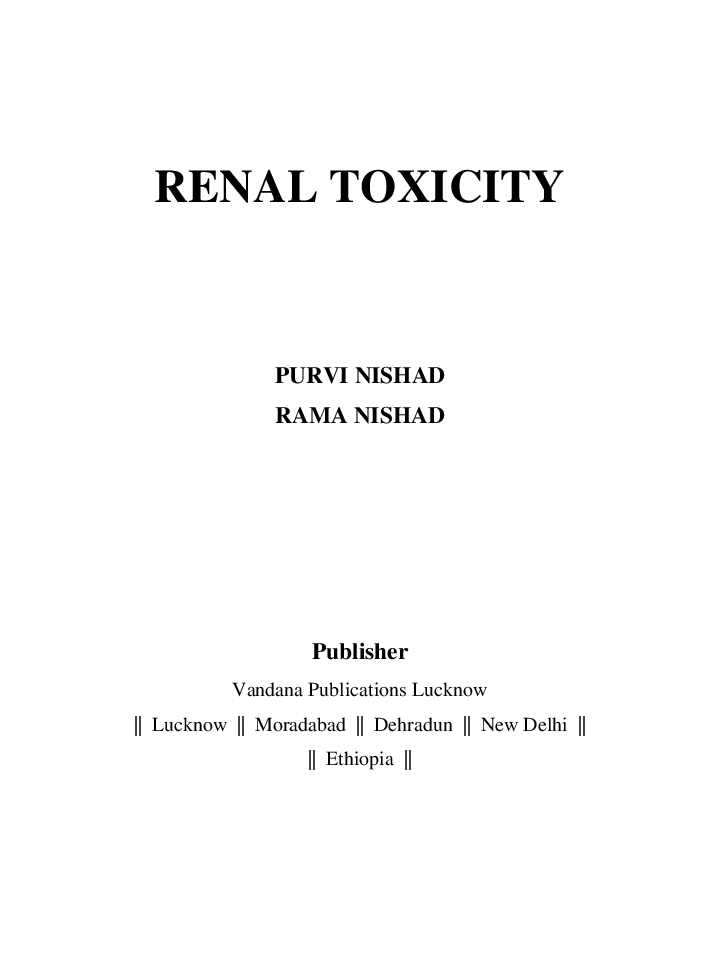 Renal Toxicity - Page 2