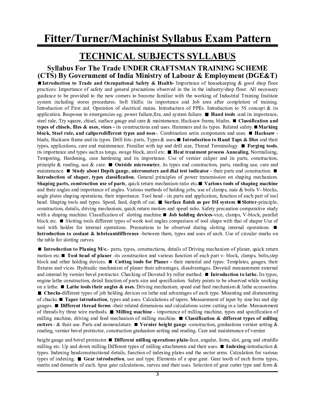 UPSSSC ITI बोरिंग टेकनीशियन Fitter Theory - Page 4
