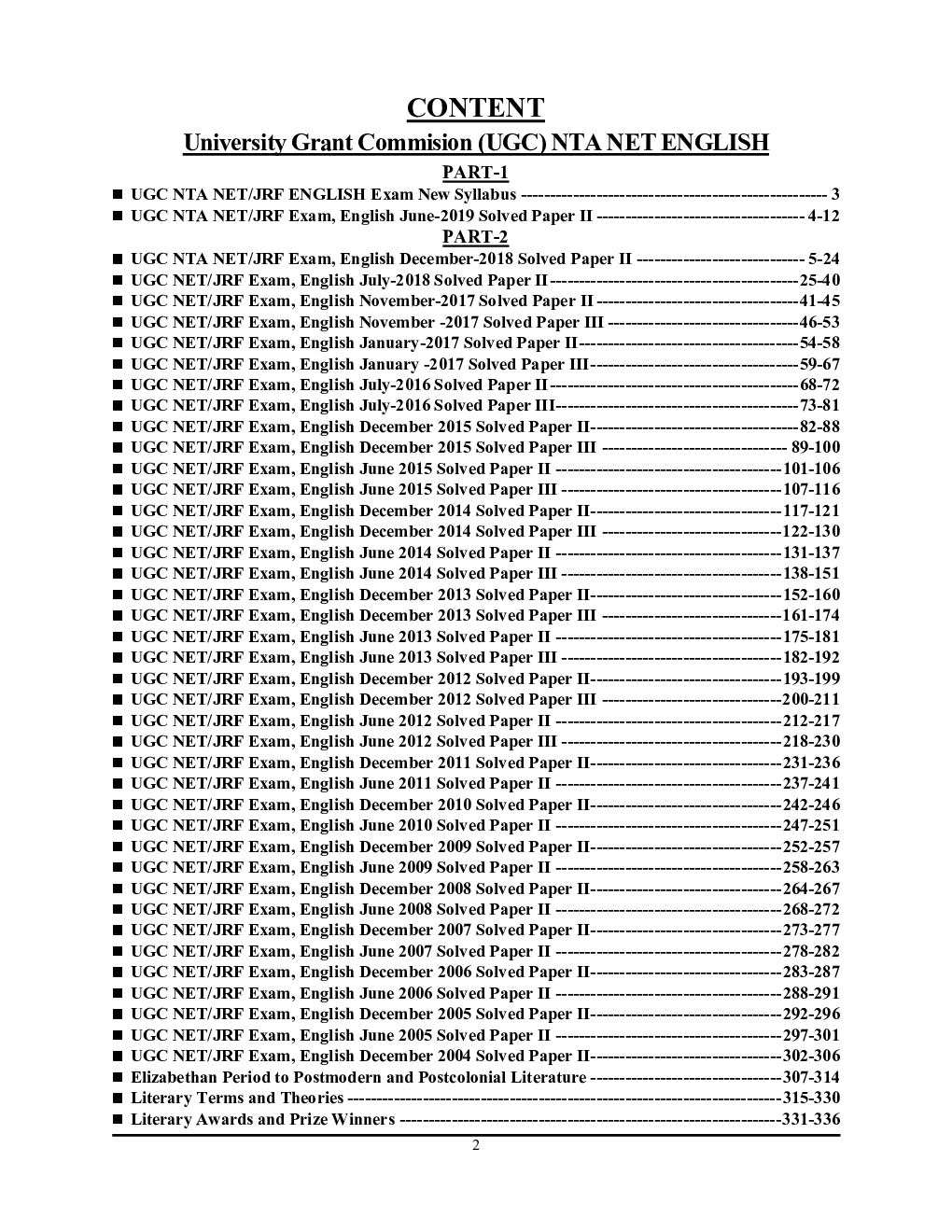 NTA English Solved Papers - Page 3
