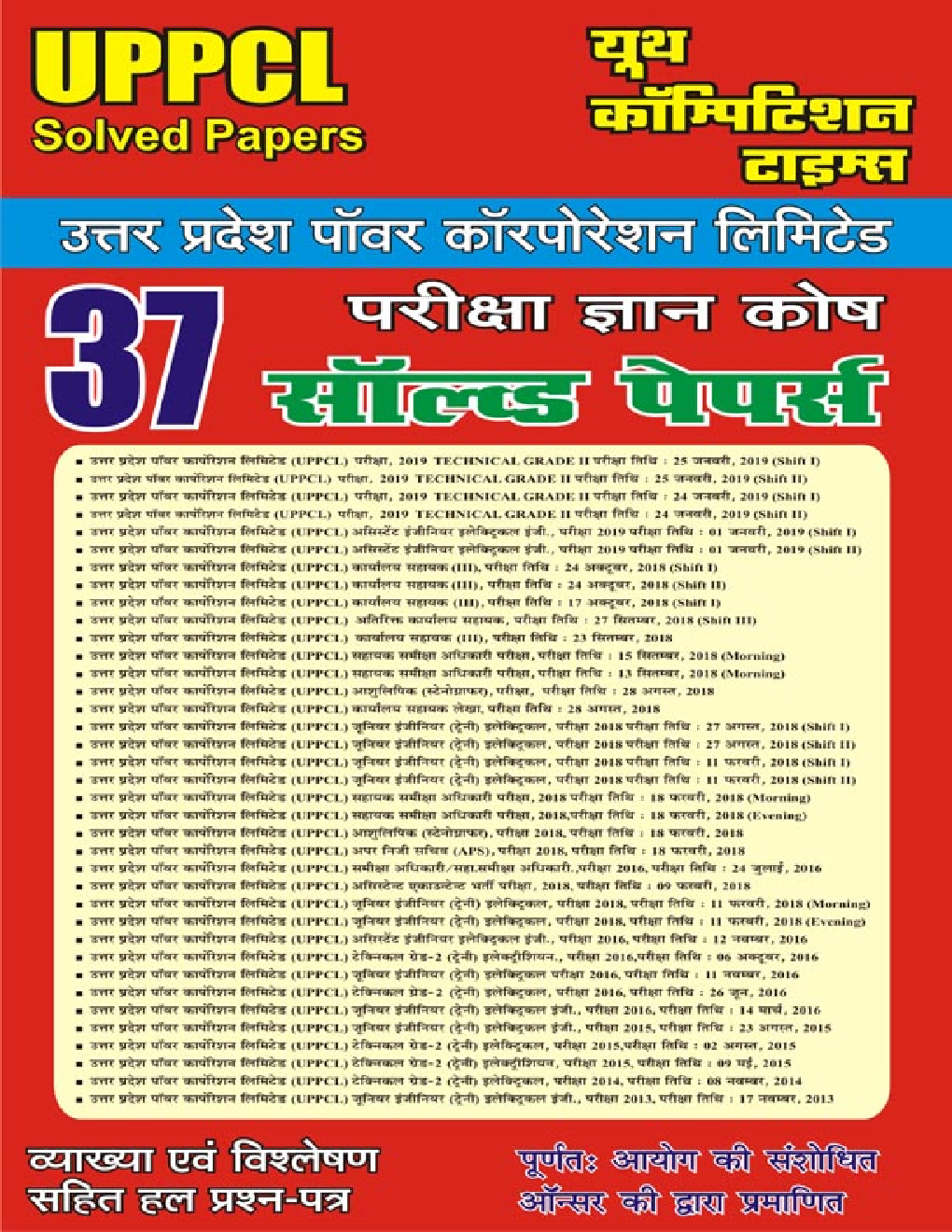 UPPCL परीक्षा ज्ञान कोष Solved Papers - Page 1