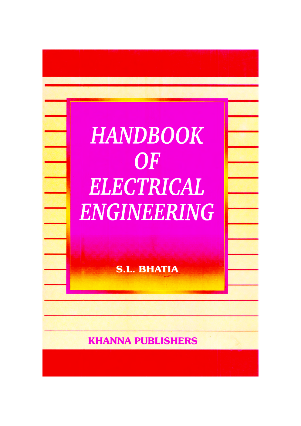 Download KHANNA Handbook Of Electrical Engineering PDF Online 2020