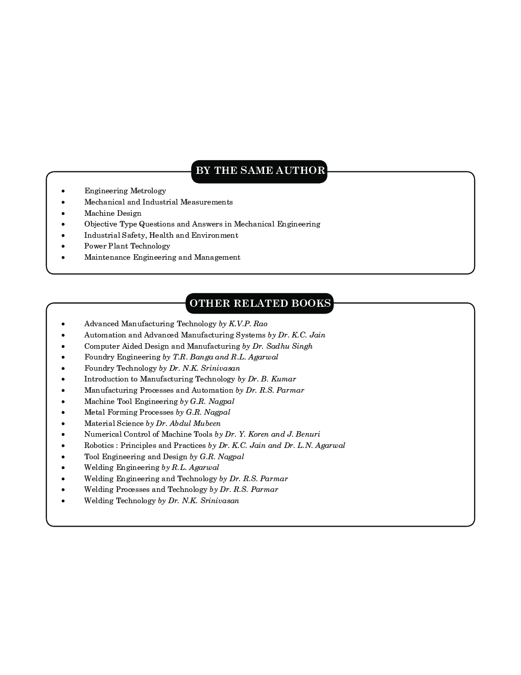 Download Production Technology Book pdf by R K Jain 2020