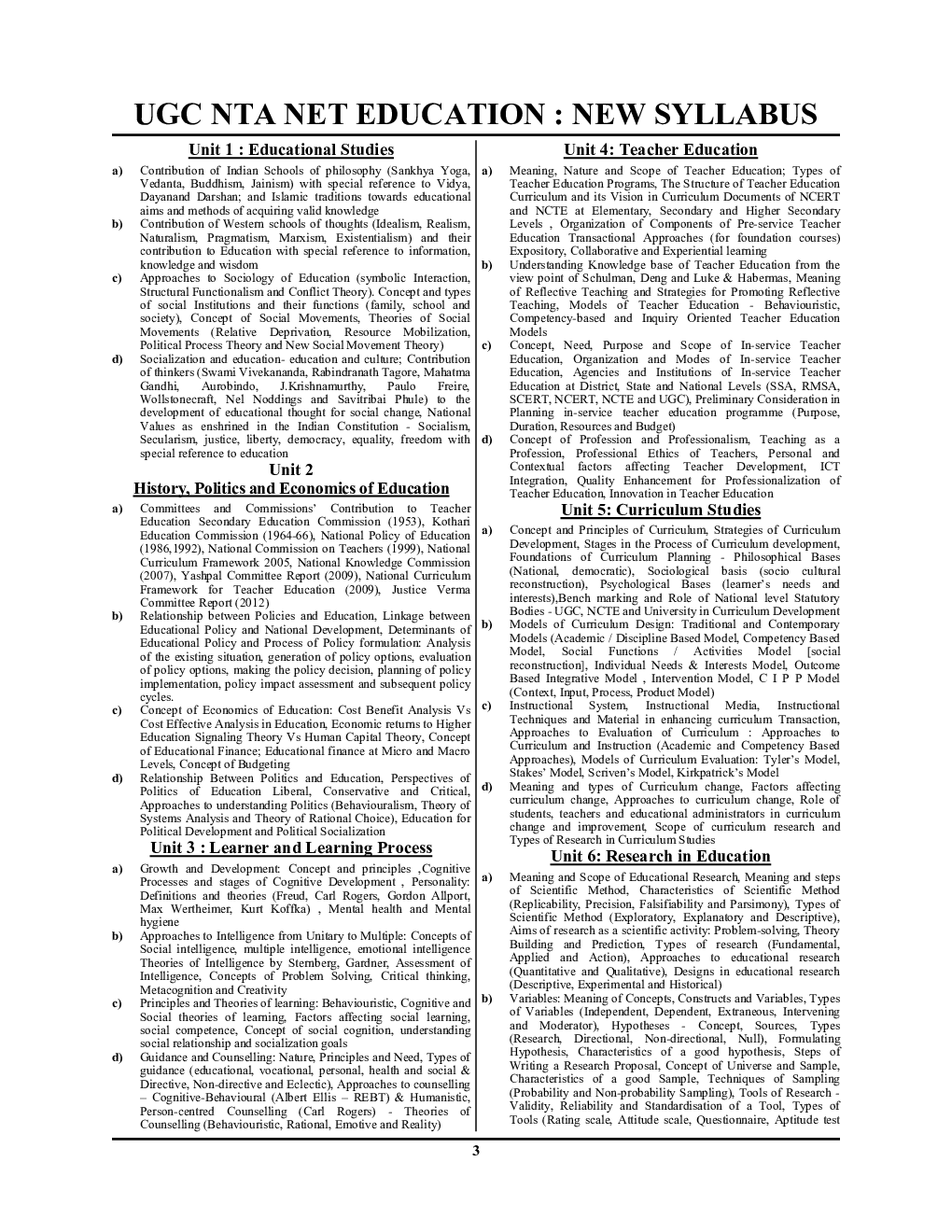 UGC-NET/JRF Education शिक्षाशास्त्र Chapterwise Solved Papers Paper II & III - Page 4