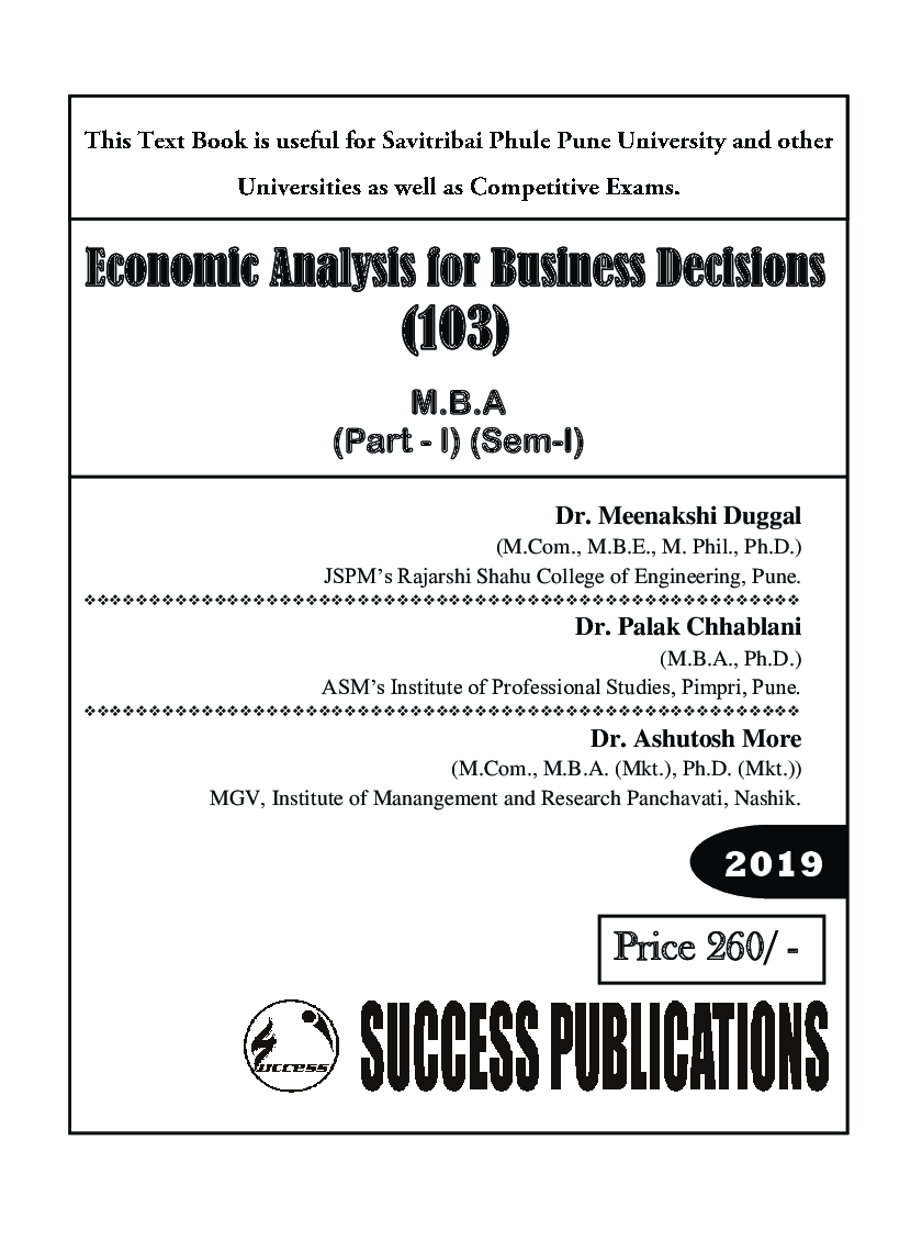 Economics Analysis For Business Decisions - Page 2