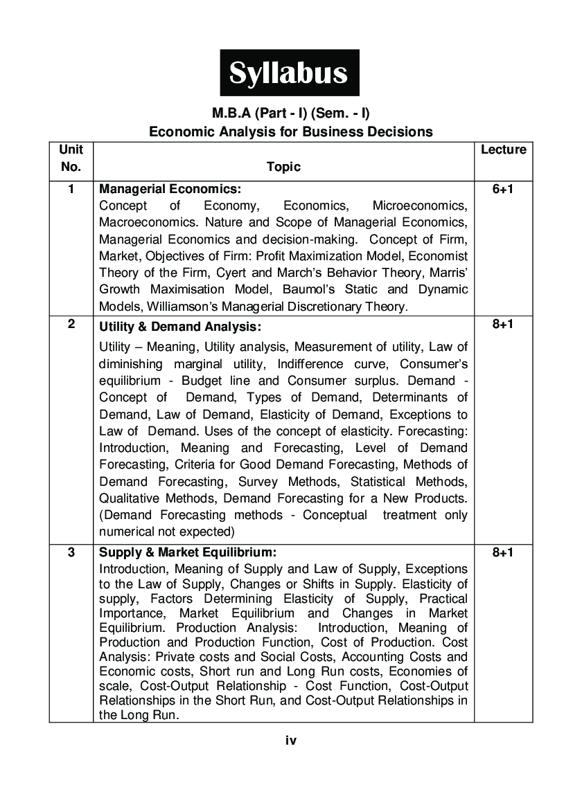 Economics Analysis For Business Decisions - Page 5