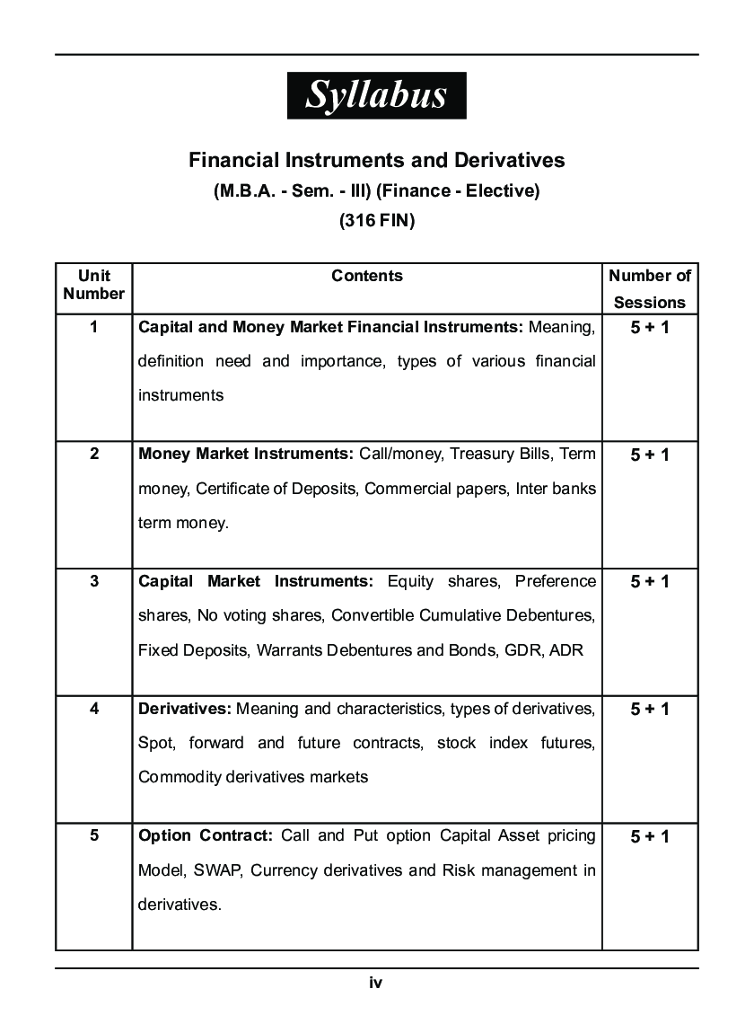 Financial Instruments And Derivatives - Page 5