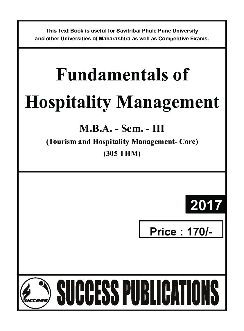 Fundamentals Of Hospitality Management - Page 2