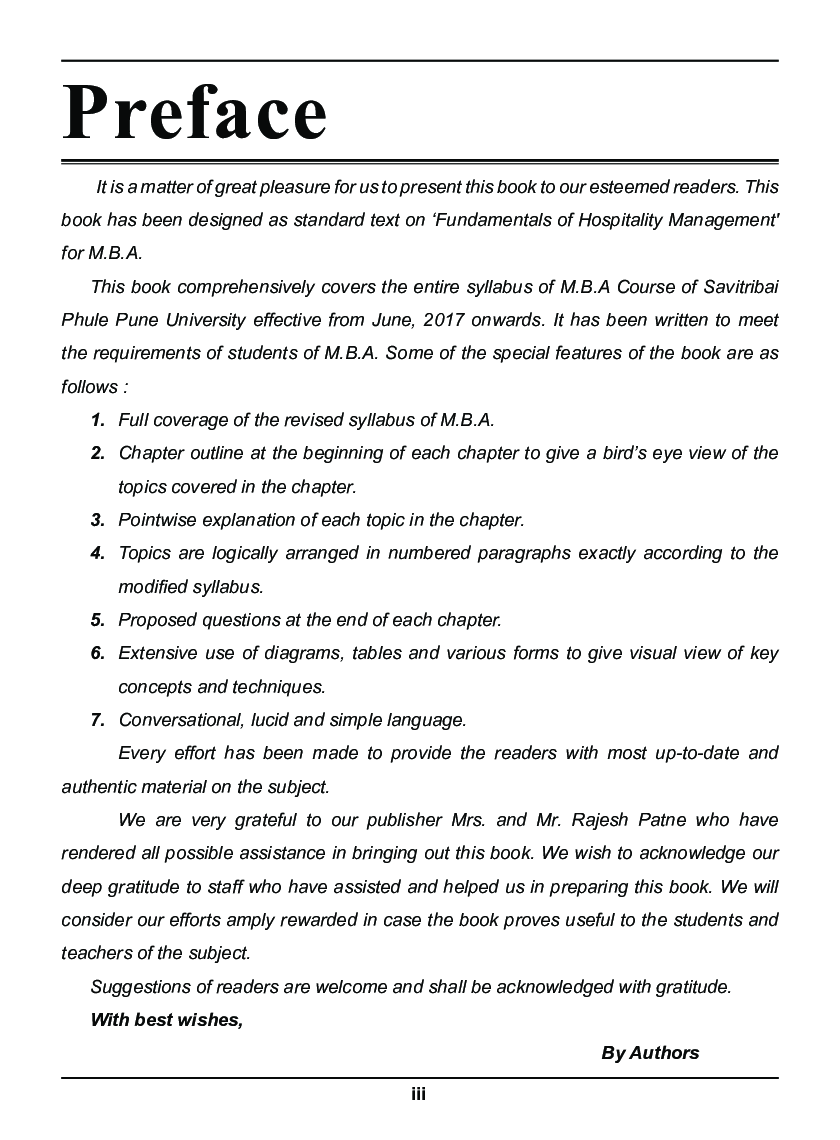 Fundamentals Of Hospitality Management - Page 4