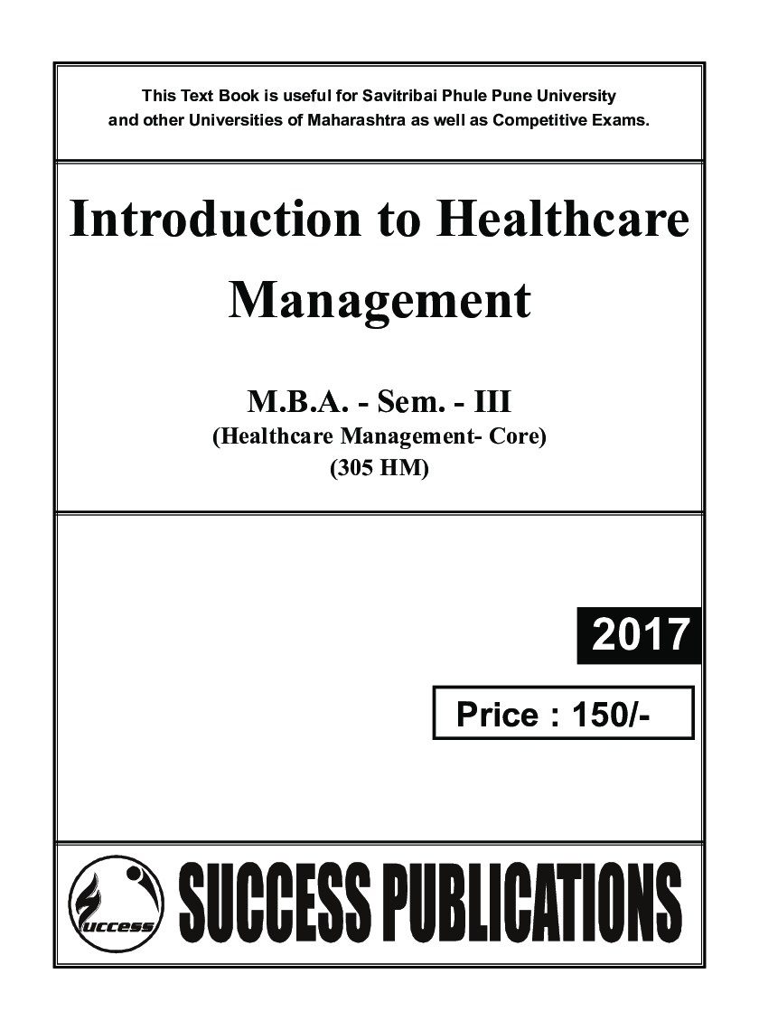 Introduction To Healthcare Management - Page 2