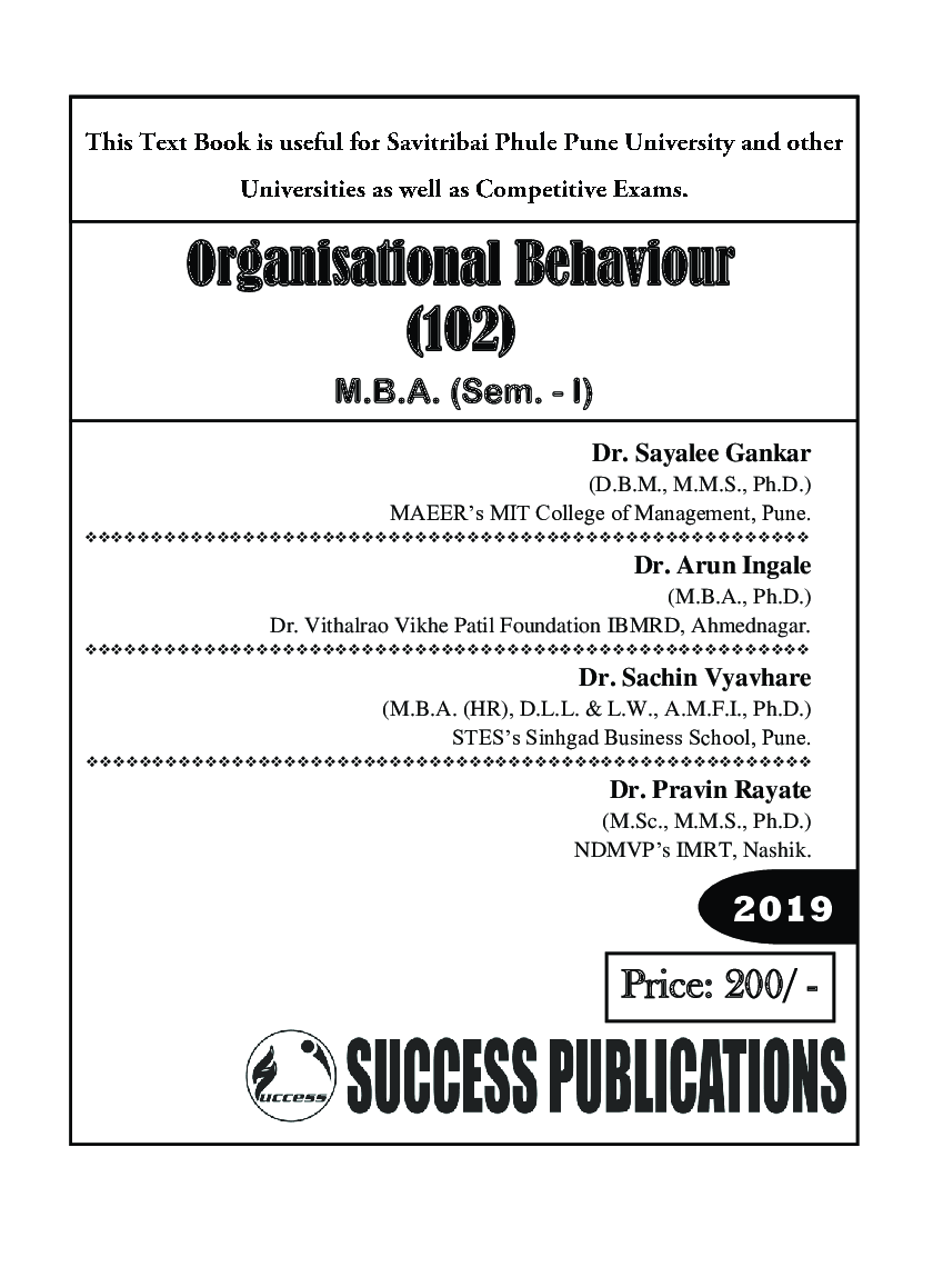 Organisational Behaviour - Page 2