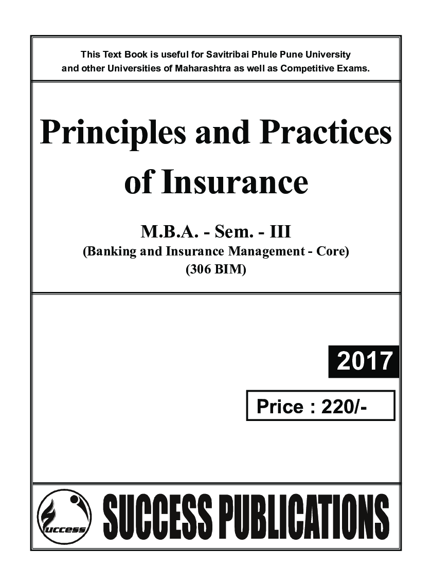 Principles And Practices Of Insurance - Page 2