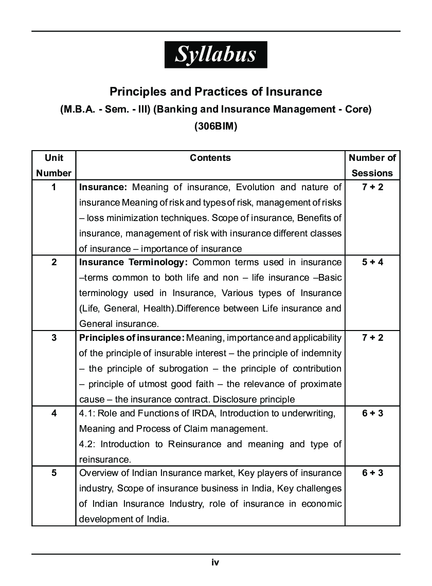 Principles And Practices Of Insurance - Page 5