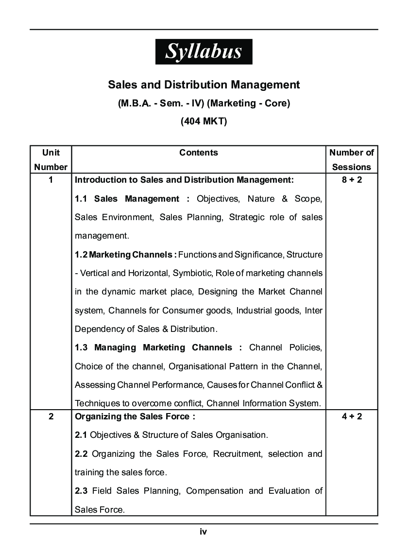 Sales And Distribution Management - Page 5