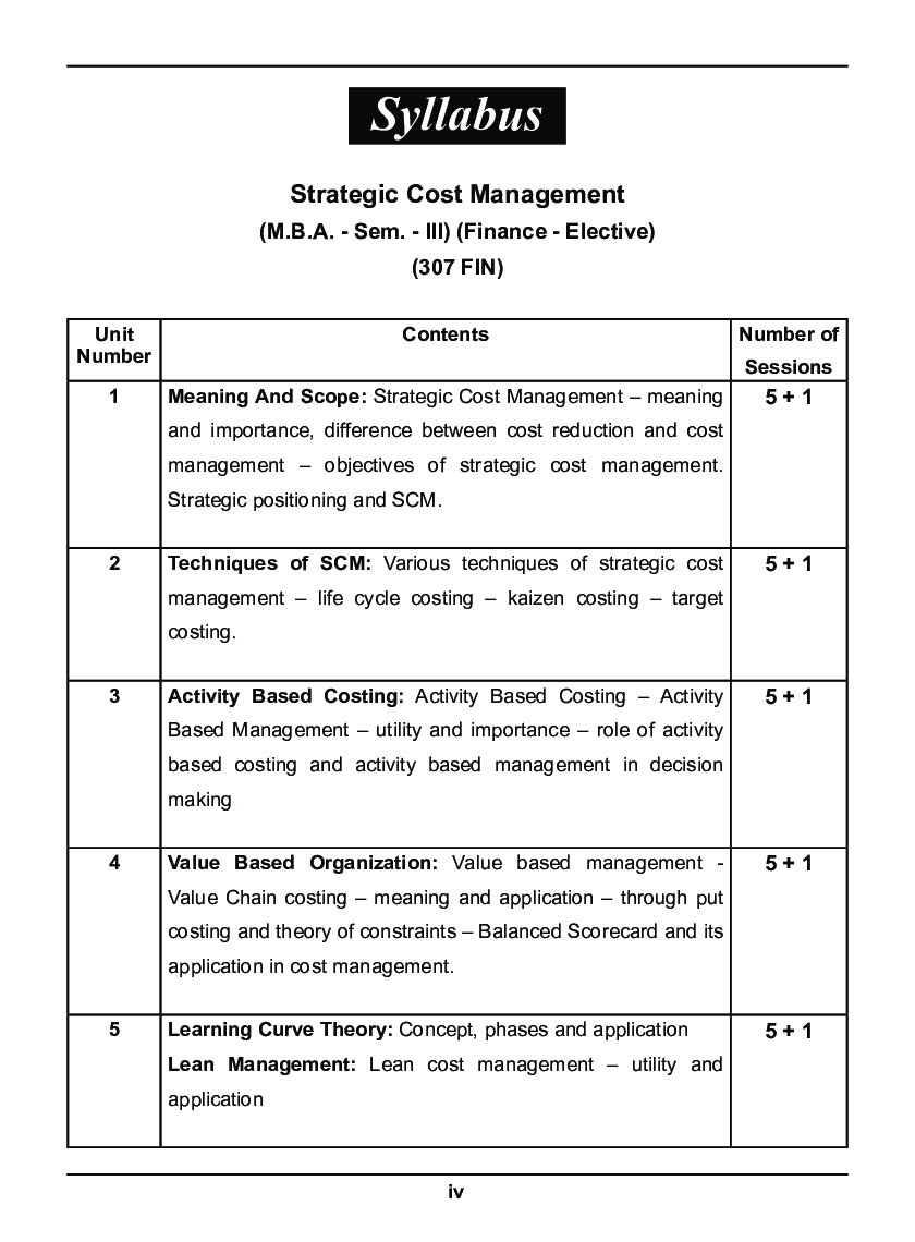 Strategic Cost Management - Page 5