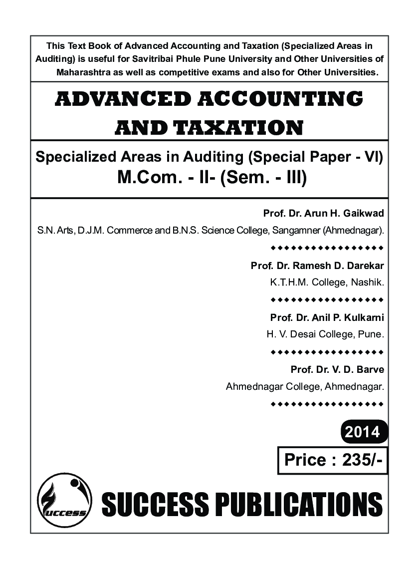 Advanced Accounting And Taxation-IV - Page 2