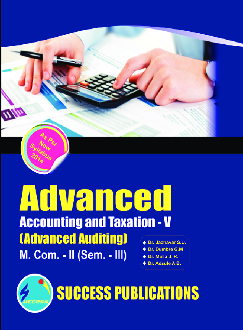 Advanced Accounting And Taxation-V - Page 1