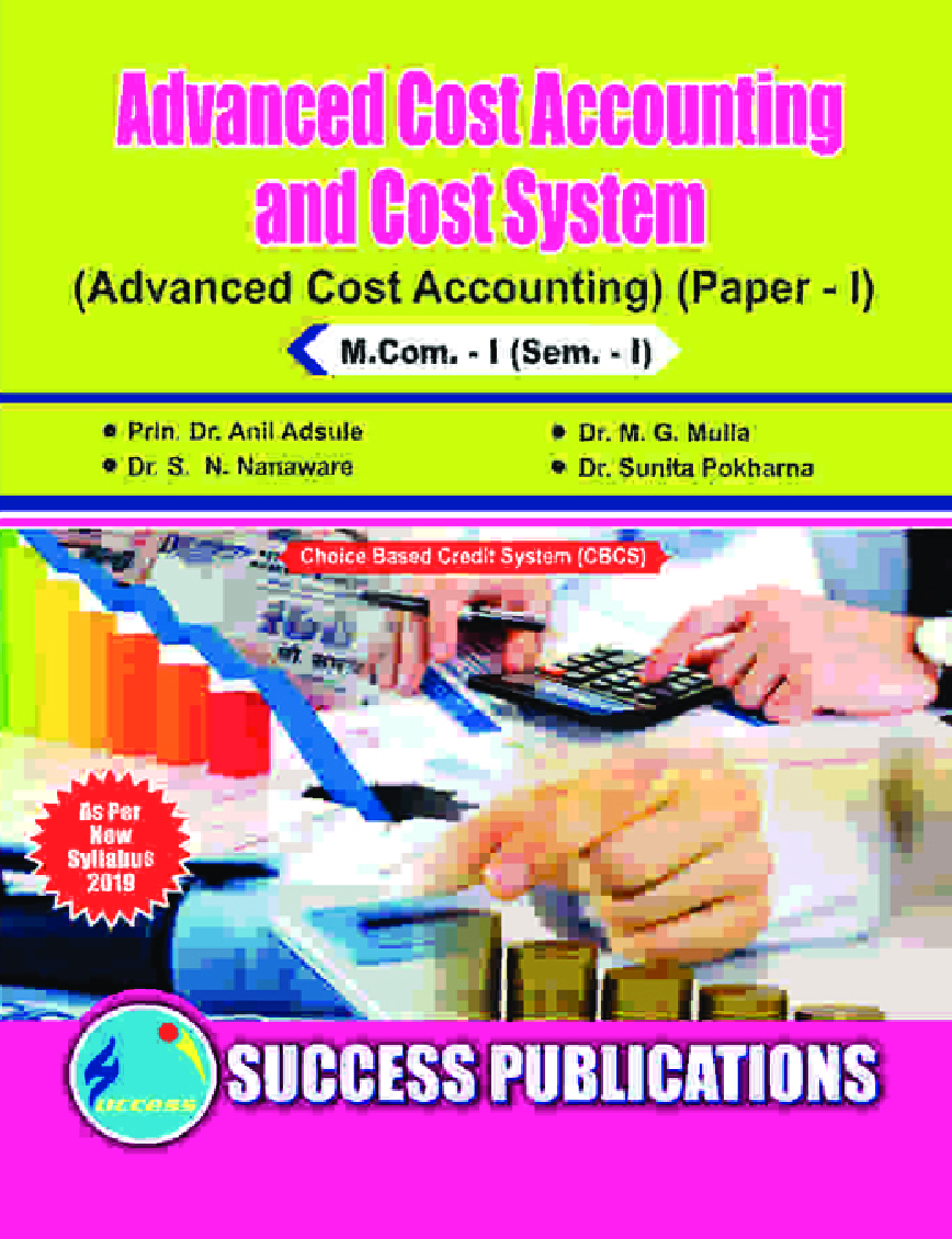 Advanced Cost Accounting And Cost System - Page 1