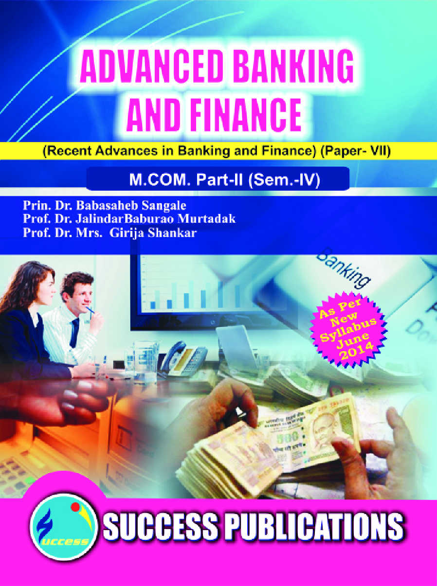 Advanced Banking And Finance (Recent Advances In Banking And Finance) - Page 1