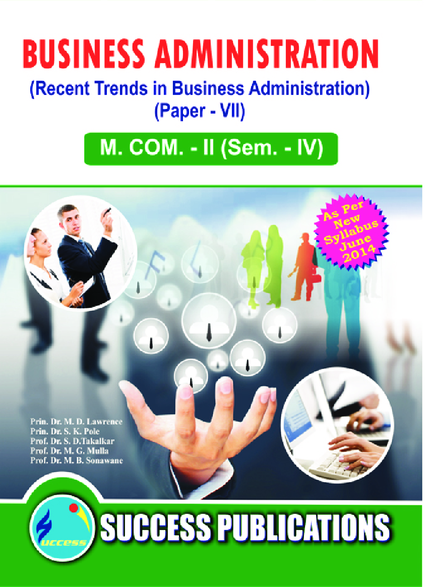 Business Administration (Recent Trends In Business Administration) - Page 1